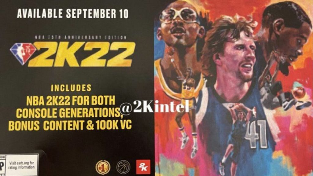 cover gioco NBA 2K22