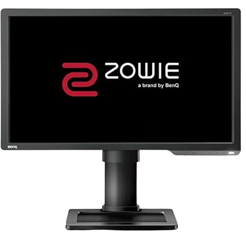 Monitor da gaming BenQ ZOWIE XL2411P da 24 pollici con risoluzione Full HD, frequenza di aggiornamento di 144Hz e tempo di risposta di 1ms.